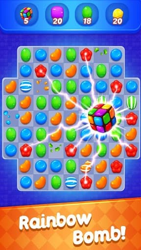 Sweet Candy Witch - Match 3 Puzzle Free Games screenshot 3
