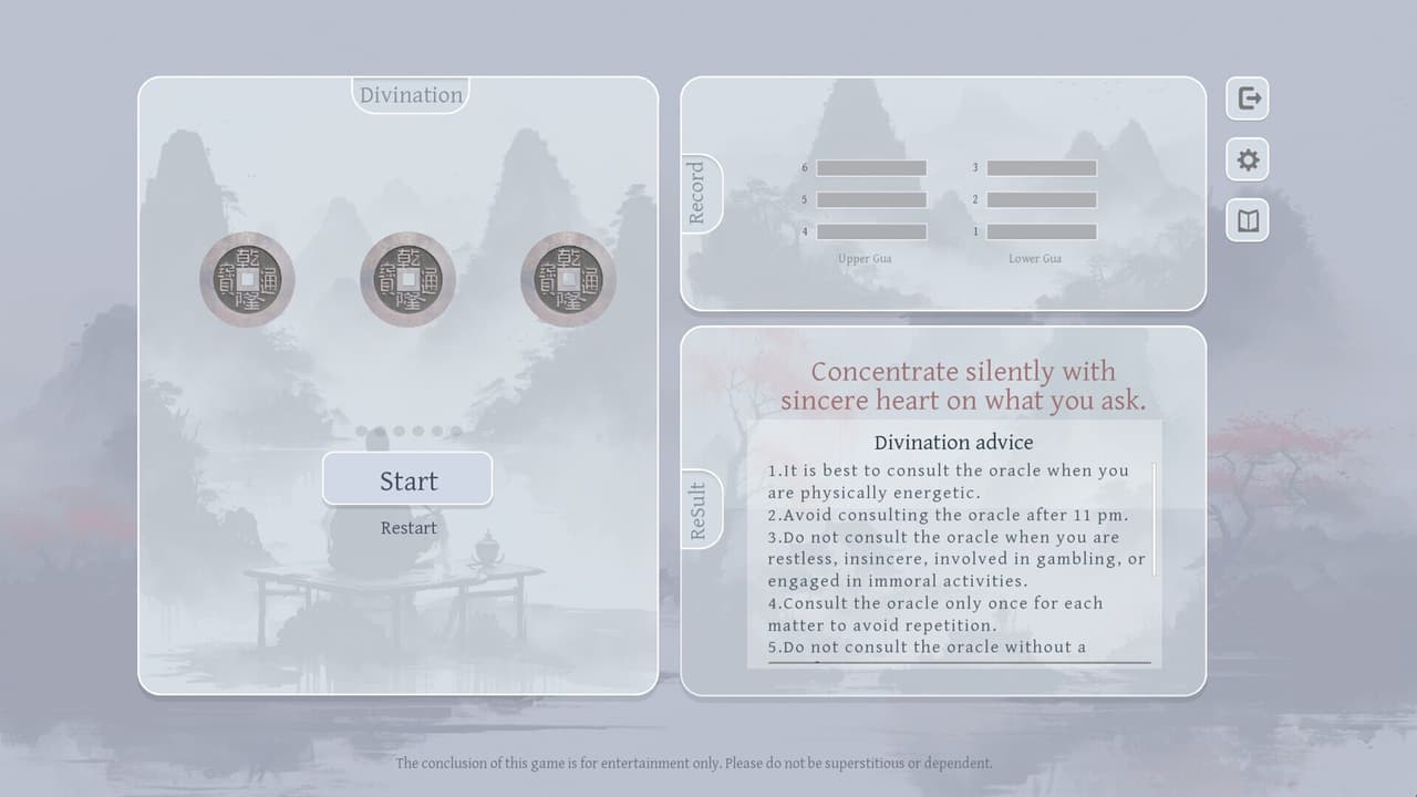 Guidelines for the Book of Changes screenshot 2