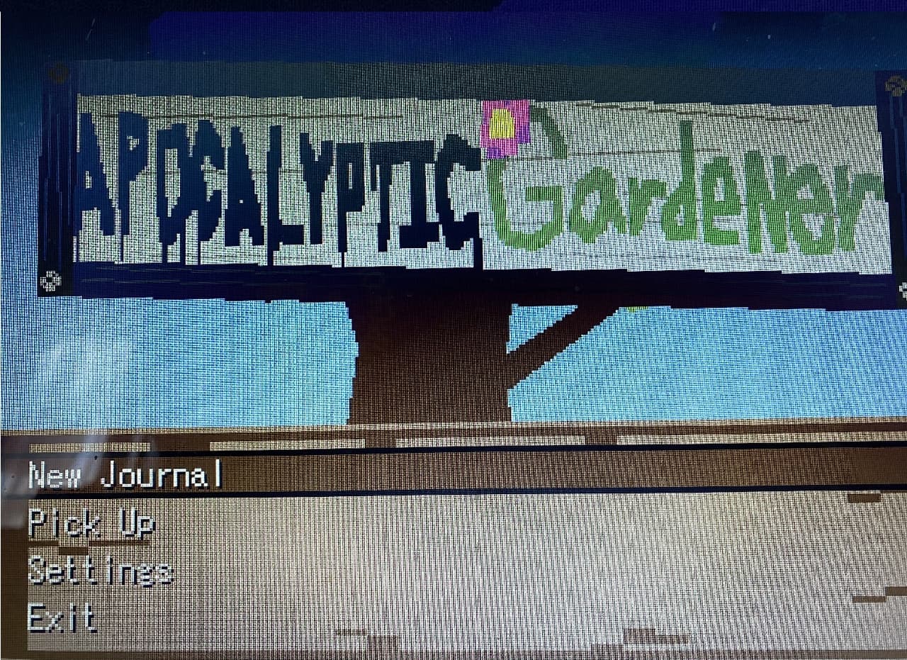Apocalyptic Gardener: MyFirstGameJam Winter 2023 demo