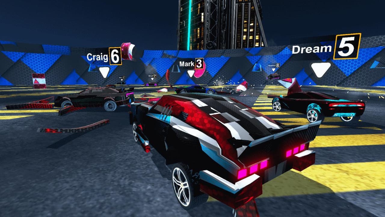 Cyber Cars Punk Racing 2 screenshot 4