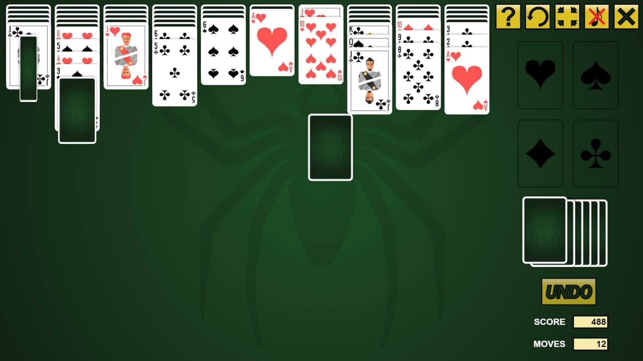 King of Spider Solitaire screenshot 2