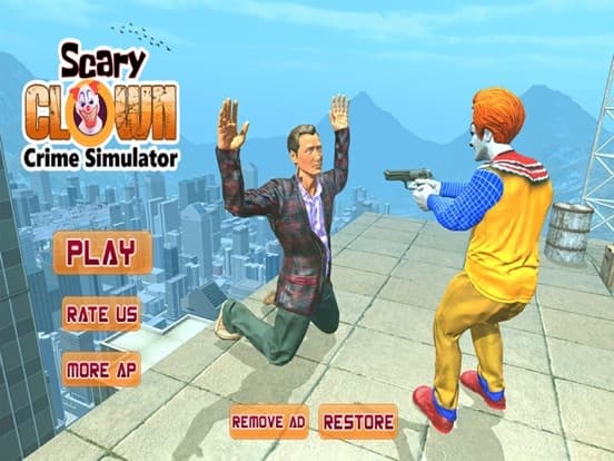 Scary Clown Crime Gang Attack screenshot 2