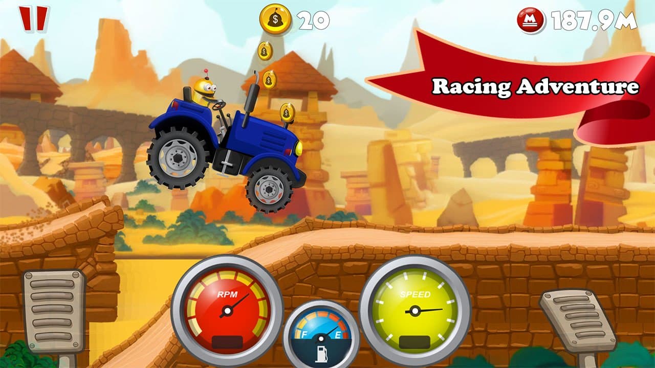 Tractor Games Toto Race Desert screenshot 2