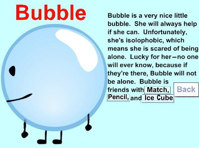 BFDI Character Wiki (Feb 20 2009) screenshot 3