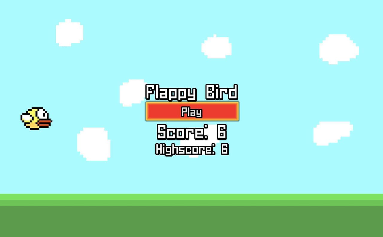 Flappy Bird (itch) (SilverSpace) screenshot 2