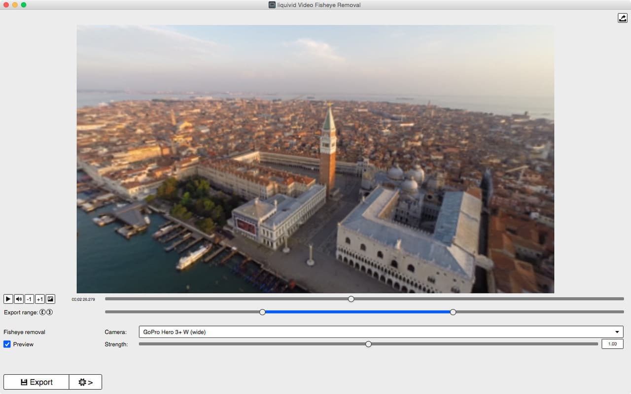 liquivid Video Fisheye Removal screenshot 2