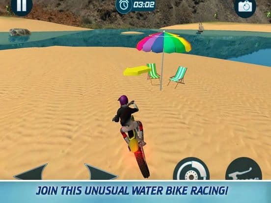 Beach Bike Water: Challenge Ra screenshot 2
