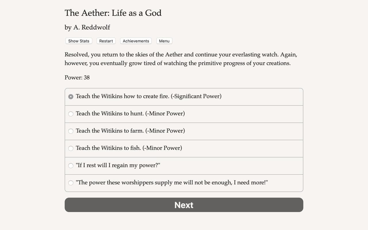 The Aether: Life as a God screenshot 4