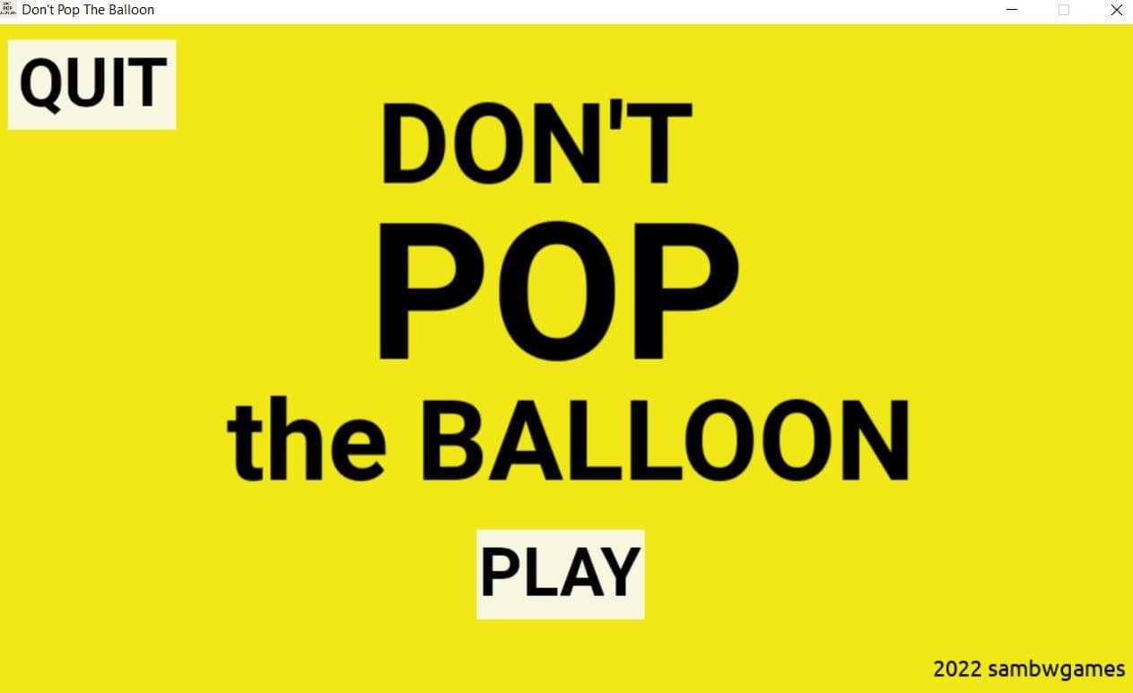 Dont Pop The Balloon - A Word Guessing Game screenshot 3