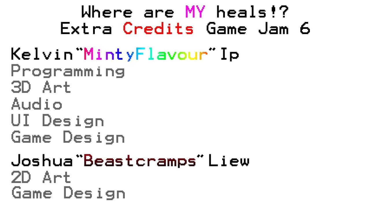 Where are MY heals!?