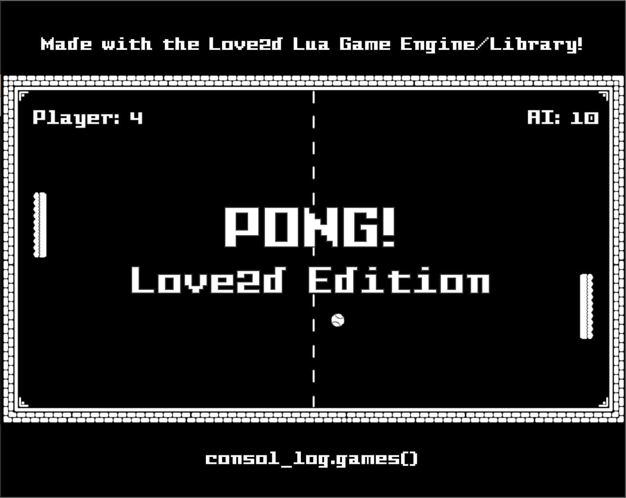 Pong! Love2d Edition