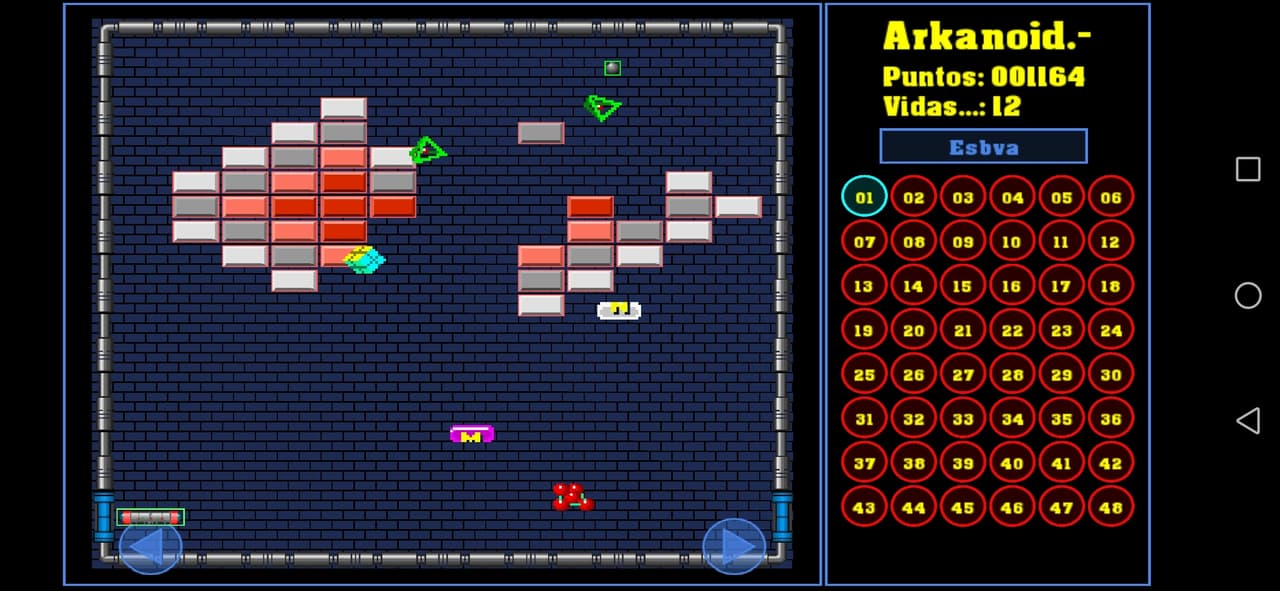 Arkanoid (itch) (esbva) screenshot 2
