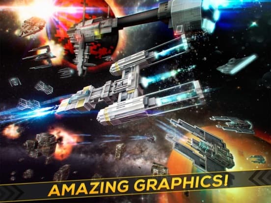 Ego Wars Free . Iron SpaceShip Combat Simulator screenshot 3