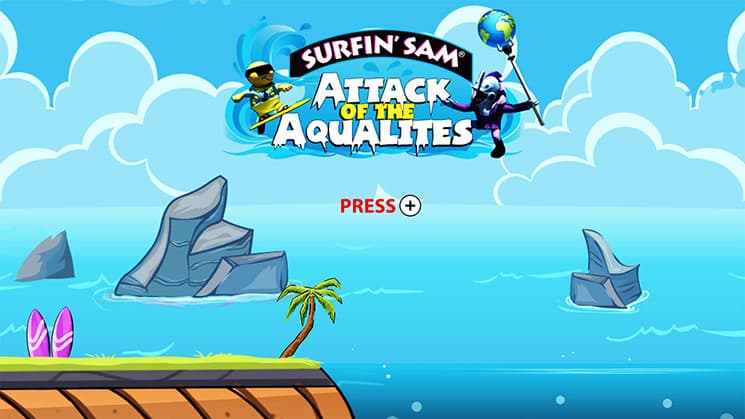 Surfin Sam - Attack of the Aqualites screenshot 2