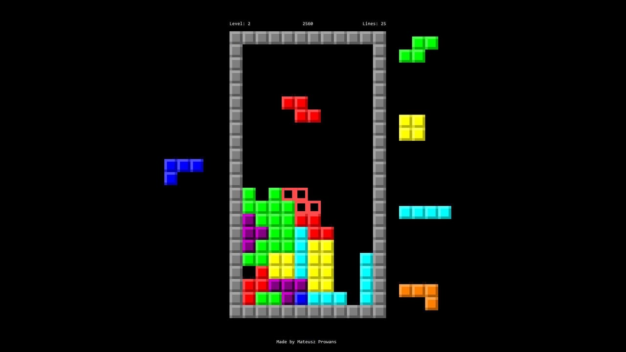 Console Tetris (Osicat) screenshot 5
