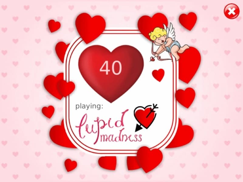 Cupid Madness - Rain of hearts for Android
