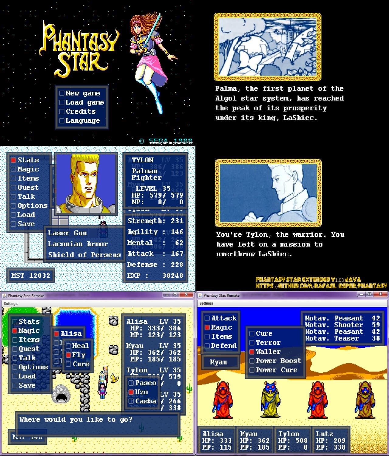 Phantasy star extended