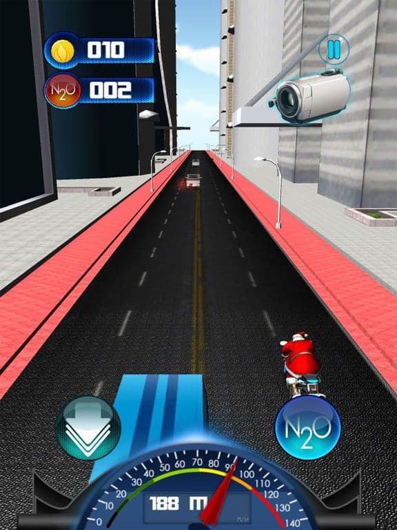 Santa Motorbike Racer Pro screenshot 3