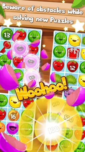 Fruit Pop! Puzzles in Paradise screenshot 3