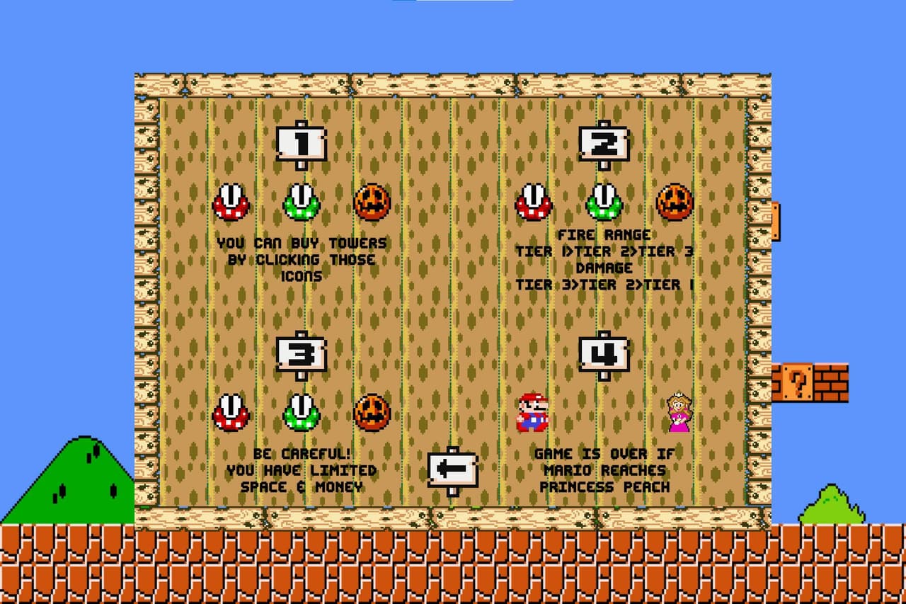 Super Mario Defense screenshot 2