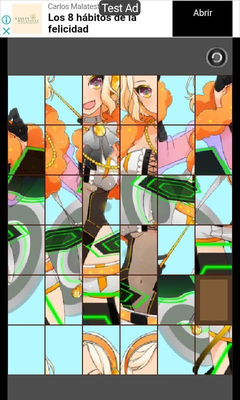 slide-puzzle-anime-girls screenshot 2