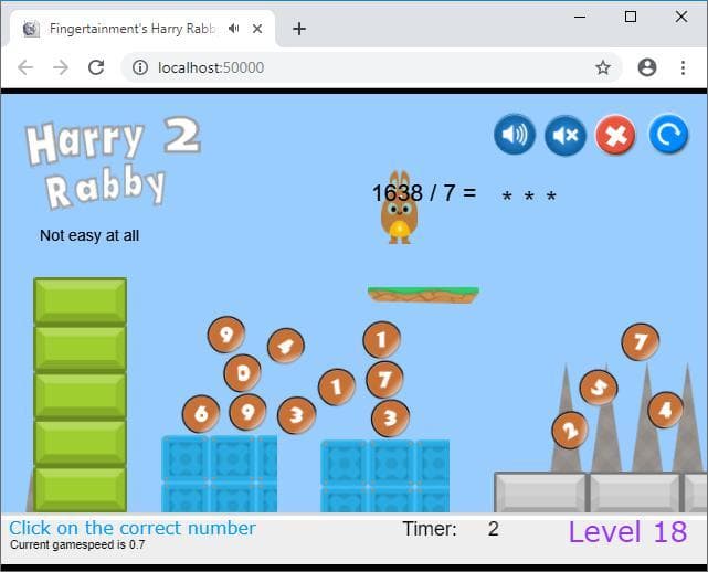 HarryRabby2 Large Numbers divide by odd numbers FREE screenshot 4