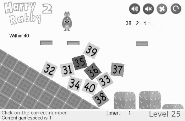 HarryRabby2 Subtraction with 3 numbers FREE