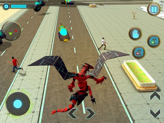 Incredible Dragon Robot 3D screenshot 4