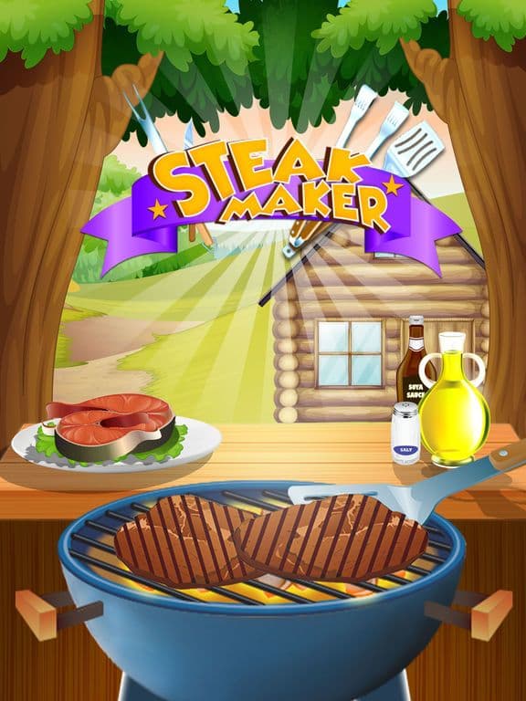 Steak Maker – BBQ grill food and kitchen game screenshot 2