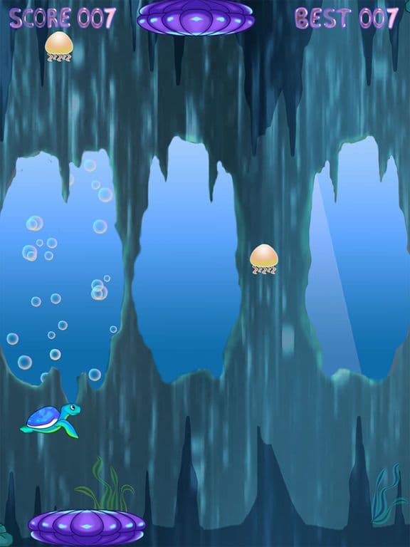 The Diving Turtle In The Deep Blue Sea FREE screenshot 3