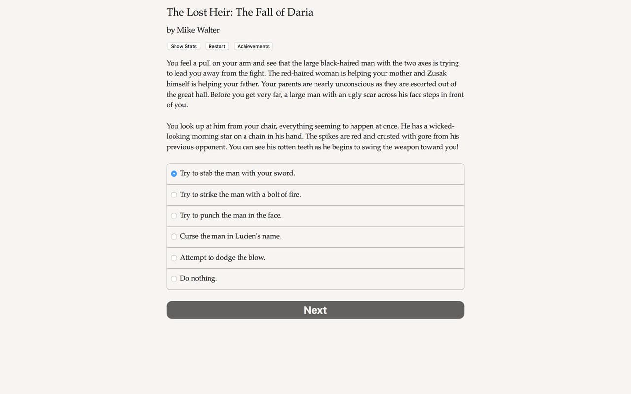 The Lost Heir: The Fall of Daria screenshot 3