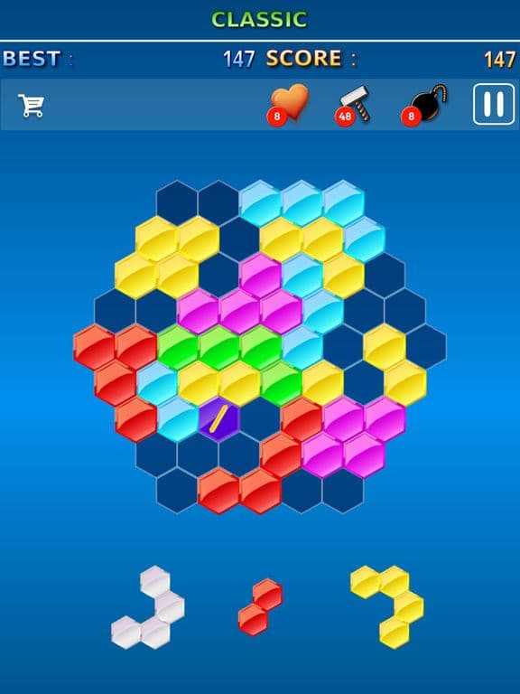 Hexagon Gem Crush