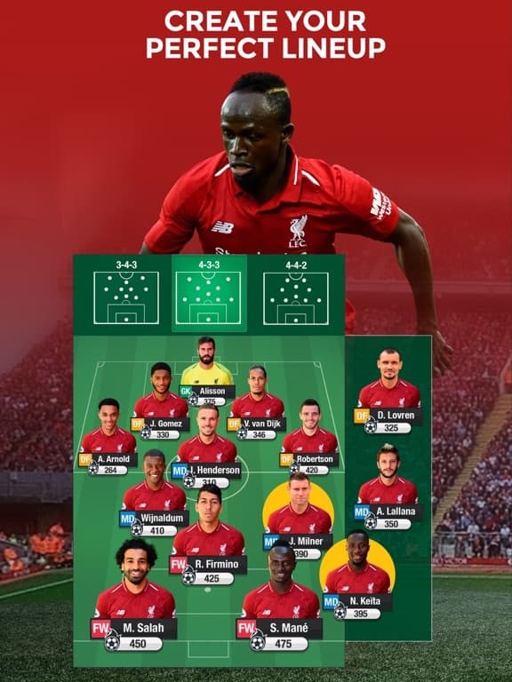LIVERPOOL FC FANTASY MANAGER screenshot 2