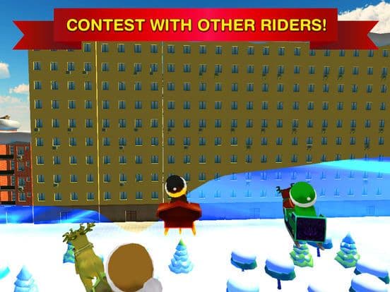 Santa Claus Christmas Snow Racing Full screenshot 3