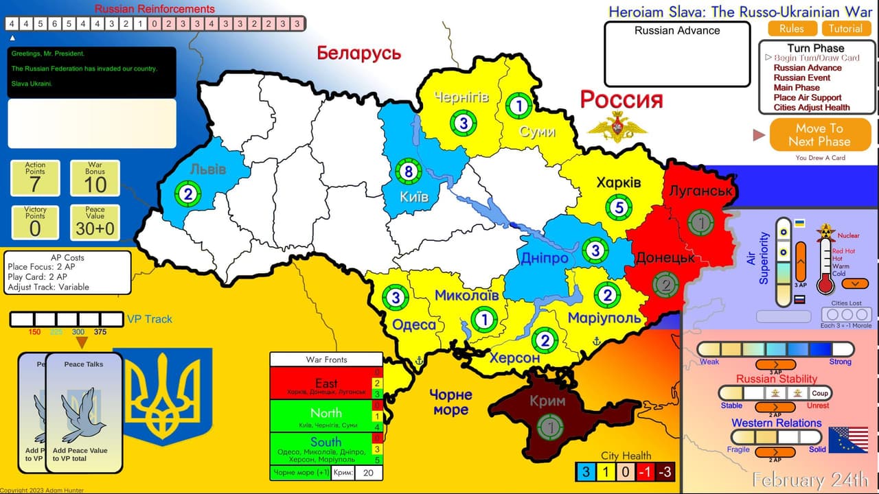 Heroiam Slava: The Russo-Ukrainian War screenshot 2