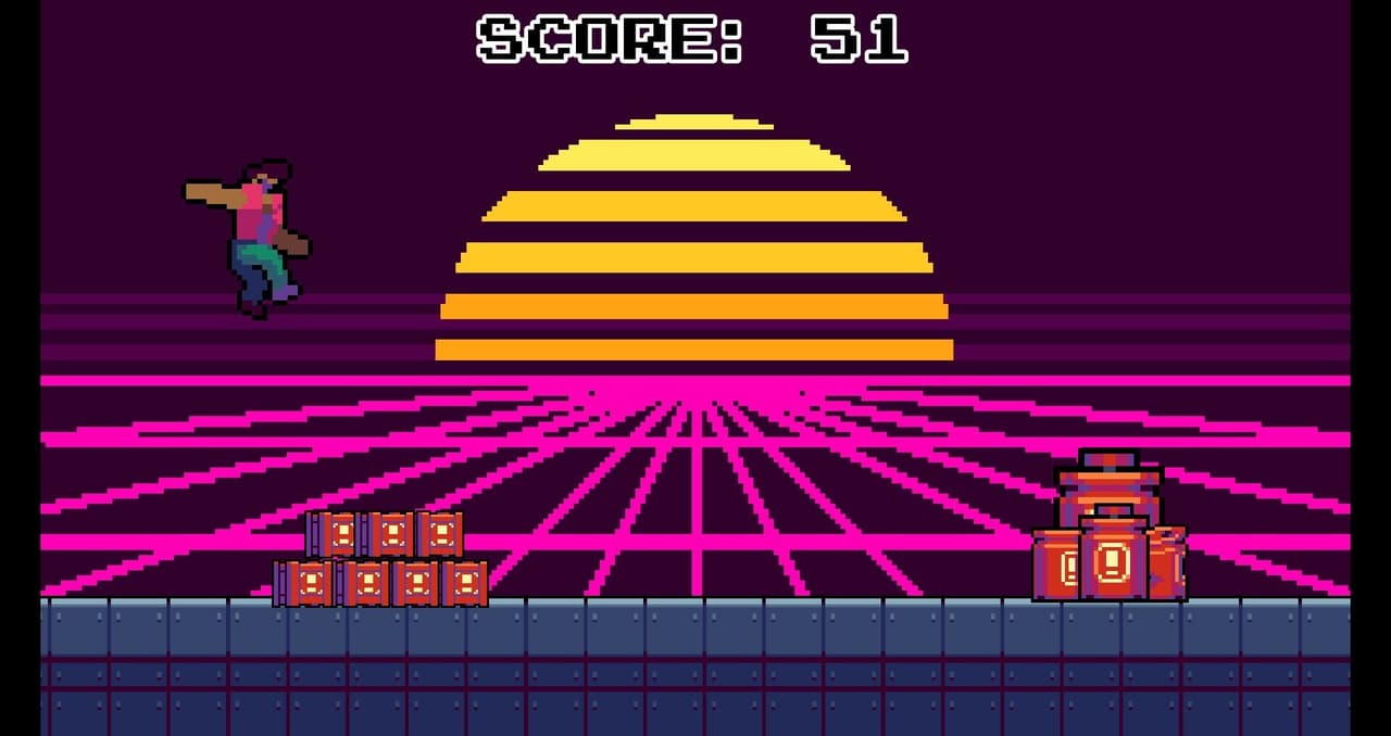 Synthwave Runner screenshot 3