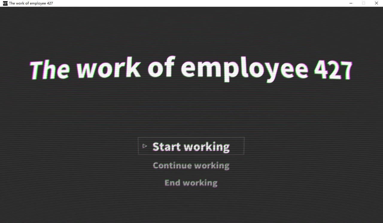 The work of employee 427 screenshot 2