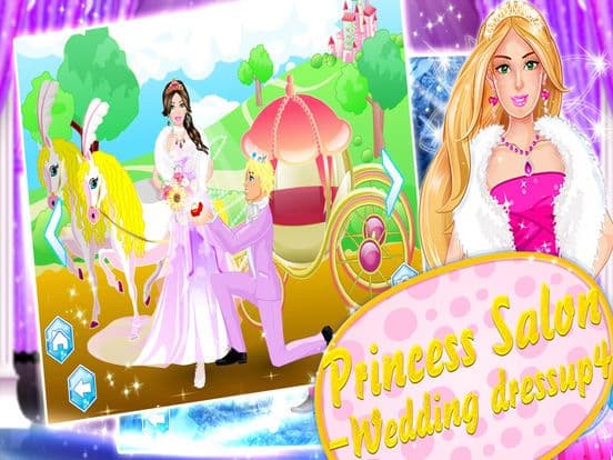 Princess Salon-Wedding dressup4 screenshot 2