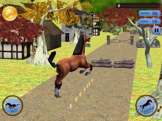 Horse Simulator - Wild Animal Riding Simulation Game to enjoy in Real 3D Farm Fields screenshot 6