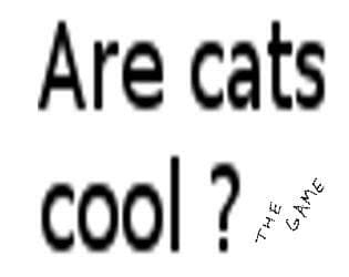 Are cats cool ?