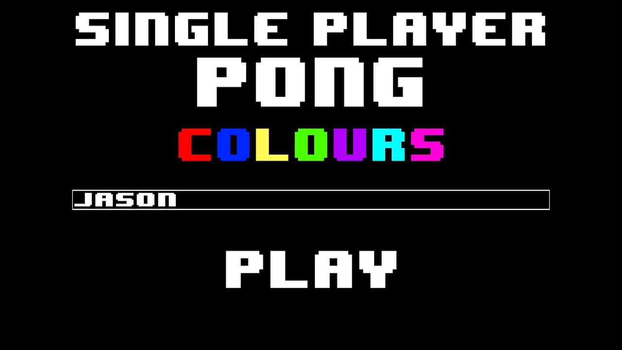 Single-Player Pong Colours screenshot 2