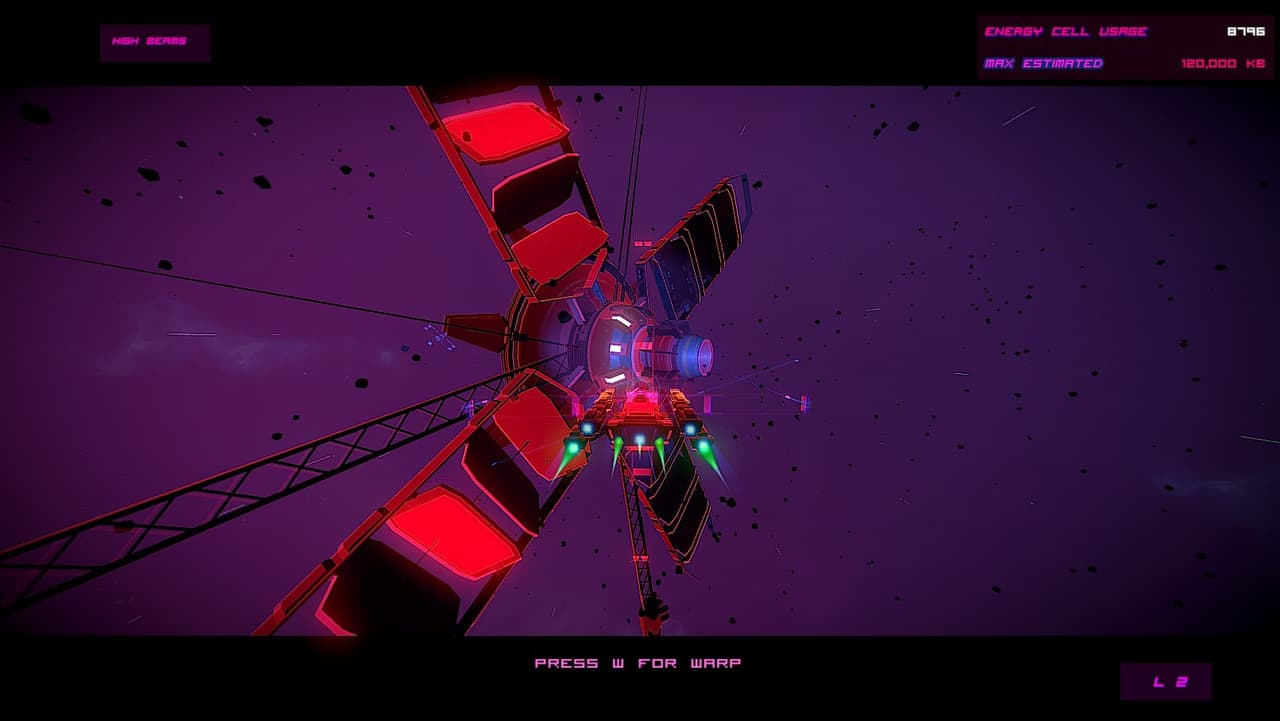 Lost Satellite: a cyber punk space adventure.