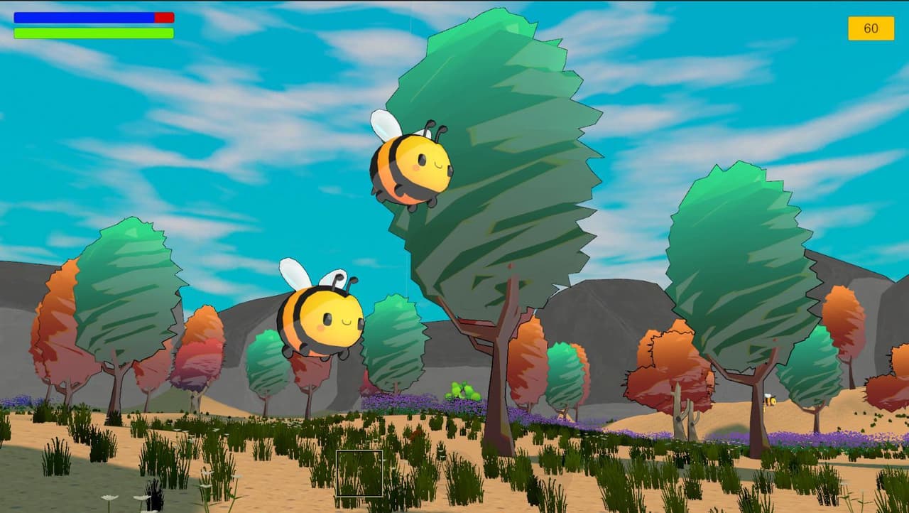 Bee Hunter (UnnamedGameStudio) screenshot 2