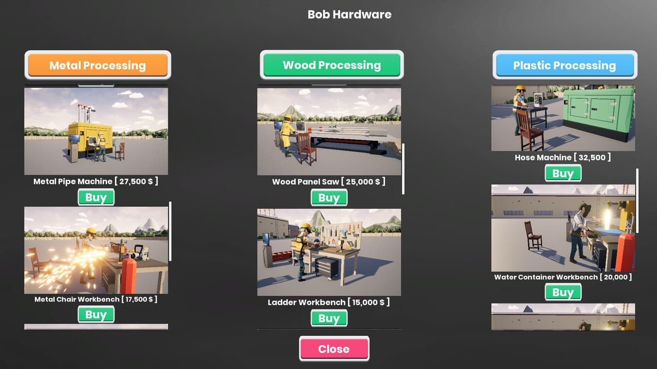 Factory Manager Simulator
