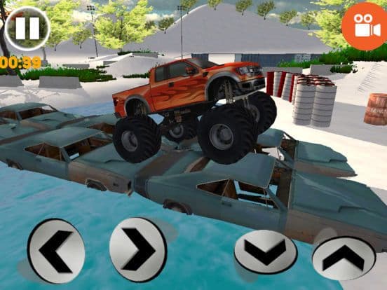 Monster Wheels Offroad Arena Parking Game