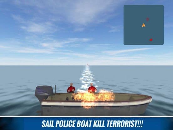 Mission Police Boat 3D screenshot 3
