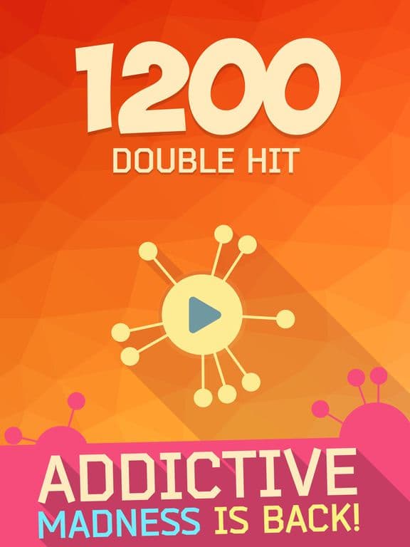 1200: Double Hit - Two Color Dots Addictive Puzzle screenshot 2