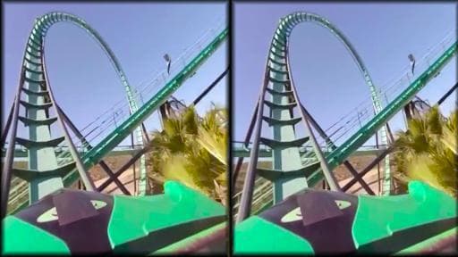 VR Thrills: Roller Coaster 360 (Google Cardboard) screenshot 4