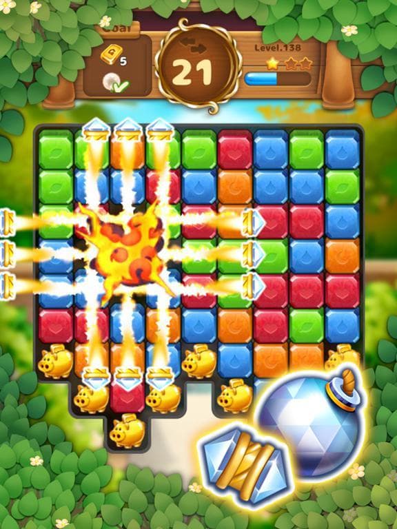 Jewels Garden: Blast Puzzle screenshot 3