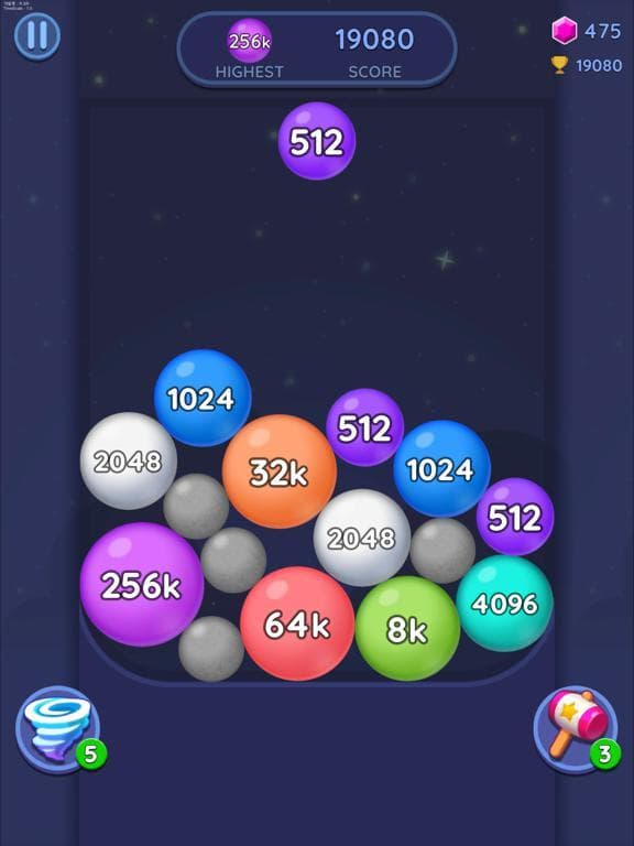 2048 Merge Bubbles! screenshot 5